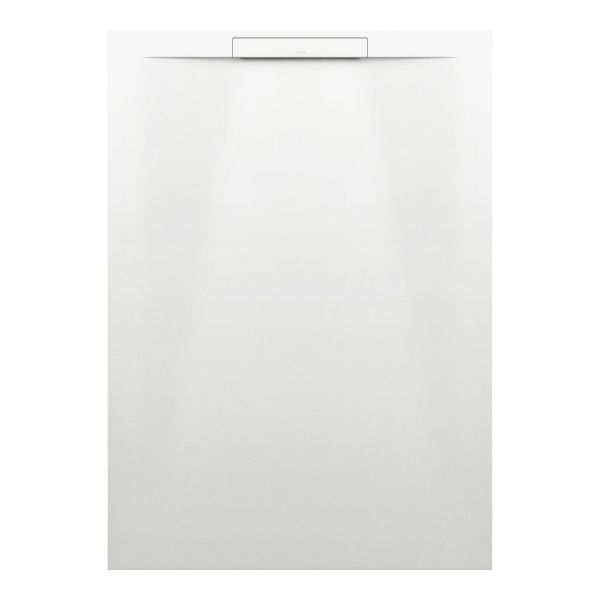 Laufen Pro S Marbond Duschwanne 140x100x32cm ultraflach, rechteckig, linearer Ablauf seitlich, weiß H2121810000001