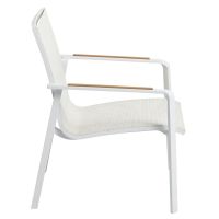 Vorschau: KETTLER DINING DIAMOND Loungesessel weiß matt beige 0103908-5800