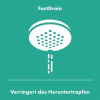 Vorschau: Hansgrohe Pulsify S Kopfbrause 260 EcoSmart, 1jet, ohne Brausearm, brushed bronze