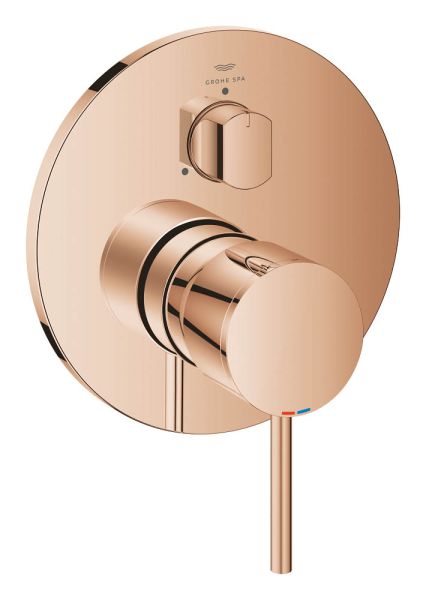 Grohe Atrio Einhandbatterie mit 3-Wege Umstellung, warm sunset 24356DA0