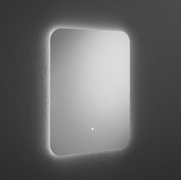 Burgbad Essence Leuchtspiegel mit umlaufendem LED-Lichtband, 60x80cm SIIN060PN480