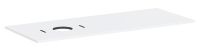 hansgrohe Xilesa E Konsole 137,5x55cm für Aufsatzwaschtisch links ohne Hahnloch weiß matt 54278700 