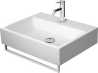 Vorschau: Duravit Vero Air Waschtisch rechteckig 60x47cm, mit 1 Hahnloch, ohne Überlauf, WonderGliss, weiß 23506000411