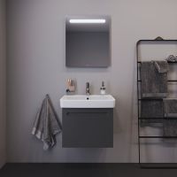 Vorschau: Duravit Duravit No.1 Waschtisch rechteckig 65x46cm, mit Hahnloch, mit Überlauf, weiß 2375650000