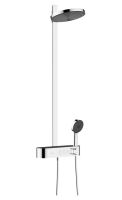 Hansgrohe Pulsify S Showerpipe 260 2jet mit Brausethermostat ShowerTablet Select 400, chrom 24240000