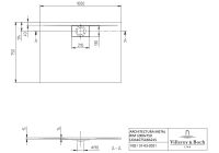 Vorschau: Villeroy&Boch Architectura MetalRim Duschwanne, 100x75cm UDA1075ARA215V-01