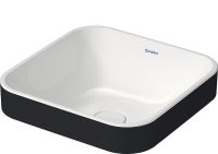 Duravit Happy D.2 Plus Aufsatzbecken 40x40cm weiss/anthrazit