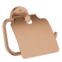 Vorschau: Grohe Essentials WC-Papierhalter mit Deckel, warm sunset gebürstet