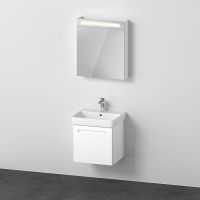 Vorschau: Duravit No.1 Badmöbel-Set 55cm mit Waschtisch, Spiegelschrank, 1 Auszug und Innenschublade N10163L18180000