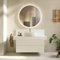 Vorschau: Duravit Balcoon Waschtischunterschrank 80x57x53,4cm für Aufsatzbecken, 2 Schubladen, elfenbein matt BA50130JDID0000
