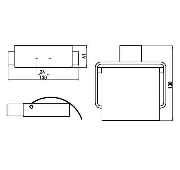 emco loft Papierhalter mit Deckel, bronze gebürstet