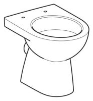 Vorschau: Geberit Renova Stand-WC Tiefspüler, Abgang horizontal, teilgeschlossene Form, weiß_2