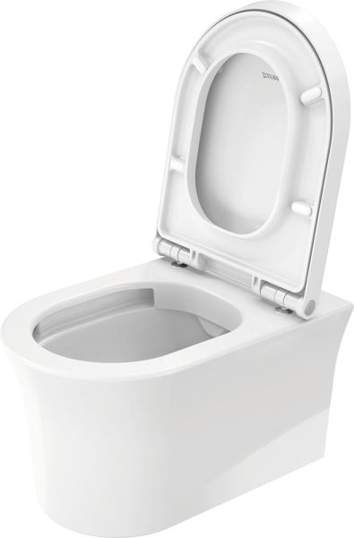 Duravit White Tulip Wand-WC 54x37cm, rund, Rimless®, weiß 2576092000