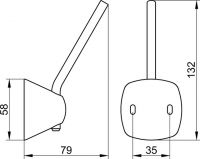 Vorschau: Keuco Collection City.2 Ersatzrollhalter, chrom