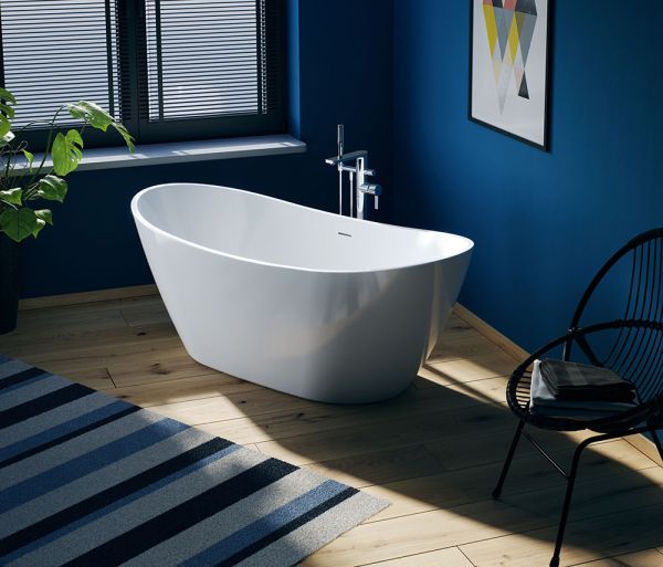 Duravit DuraVato freistehende Badewanne 180x80cm 700569