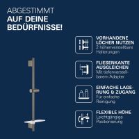 Vorschau: Grohe Rainshower SmartActive Brausestange 60cm, hard graphite gebürstet