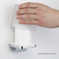 Vorschau: Avenarius Serie 240 Seifenspender für Einhandbedienung, chrom 2401321010