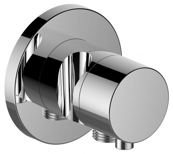 Keuco IXMO 3-Wege Ab-u.Umstellventil rund m. Schlauchanschl. u. Brausehalter Griff Comfort