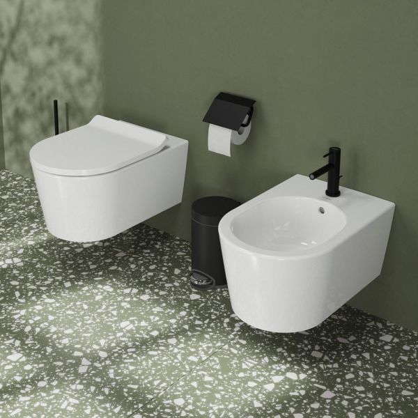hansgrohe EluPura S Wand-Bidet 540 mit HygieneEffect, weiß 62043450