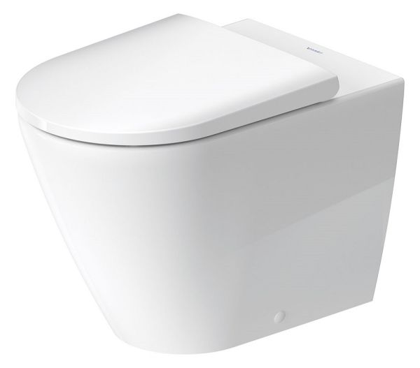 Duravit D-Neo Stand-WC, Tiefspüler, spülrandlos, WonderGliss, weiß