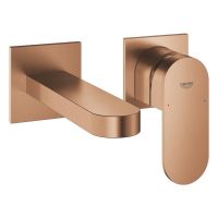 Grohe Plus 2-Loch-Waschtischbatterie Ausladung 147mm, warm sunset gebürstet 29303DL4