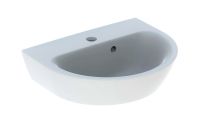 Geberit Renova Handwaschbecken mit 1 Hahnloch, mit Überlauf, 45x36cm, weiß 500375011