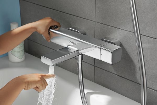 Hansgrohe Ecostat E Wannenthermostat Aufputz, chrom