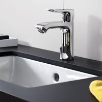 Vorschau: Hansgrohe Metris Einhebel-Waschtischmischer 110 LowFlow 3,5 l/min ohne Ablaufgarnitur, chrom