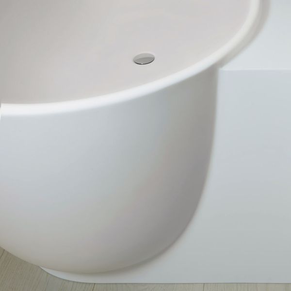 Duravit Luv Eck-Badewanne oval 185x95cm, Ecke rechts, weiß