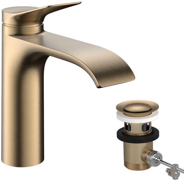 Hansgrohe Vivenis Einhebel-Waschtischmischer 110 brushed bronze 75023140