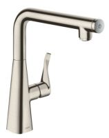 Vorschau: Hansgrohe Metris Select Einhebel-Küchenmischer 260, edelstahl finish