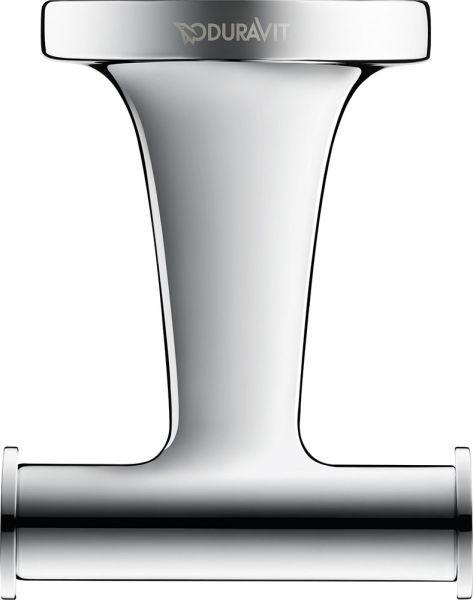 Duravit Starck T Handtuchhaken doppelt, wandhängend, chrom 0099301000