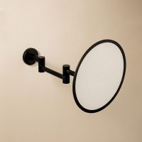 Cosmic Architect S+Essentials Wand-Kosmetikspiegel Ø 20cm, 5-fache Vergrößerung, schwarz matt WJC235A0085036