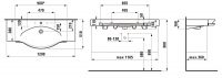 Vorschau: Laufen Palace Waschtisch unterbaufähig, 120x51cm, weiß_1