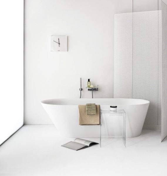 Laufen Kartell freistehende Badewanne 171,5x81,5cm, weiß matt 22633.2