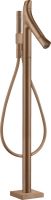Vorschau: Axor Starck Organic Wannenthermostat bodenstehend brushed red gold 12016310