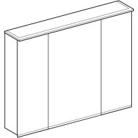 Vorschau: Geberit Option Spiegelschrank Plus mit LED-Beleuchtung 3tlg. 90x70cm