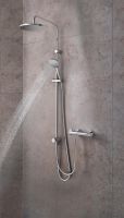 Duravit ShowerSystem Reno MinusFlow, ohne Armatur, chrom