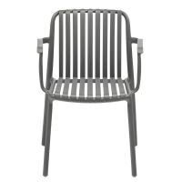 Vorschau: KETTLER LAGO Dining-Set mit CUBIC Dining-Tisch KETTALUX® Platte 160 x 95 cm, grau/anthrazit