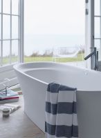 Vorschau: Duravit Cape Cod freistehende Badewanne oval 185,5x88,5cm, weiß