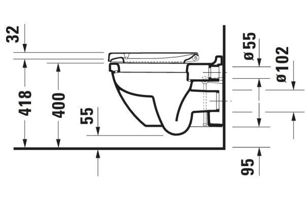 Duravit Starck 3 WC-Sitz mit Absenkautomatik, abnehmbar, weiß