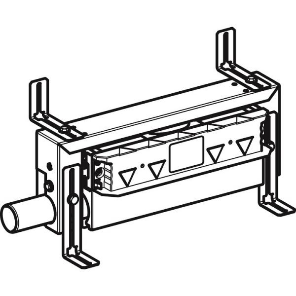 Geberit Kombifix Element für Dusche, mit Wandablauf, für Estrichhöhe am Einlauf 90–200mm