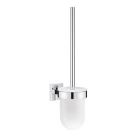 Vorschau: Grohe QuickFix Start Cube Toilettenbürstengarnitur, zum Kleben oder Bohren, chrom 40977000