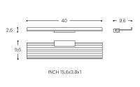 Vorschau: Cosmic Architect S+ Ablage 40cm, chrom