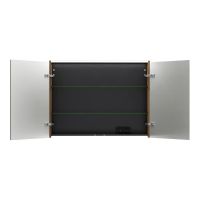 Vorschau: Burgbad Devio Spiegelschrank 100x76cm, LED-Beleuchtung, 2 Spiegeltüren, eiche dekor urban SPWD100F7216 