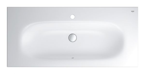 Grohe Essence Möbelwaschtisch 100x46cm, mit 1 Hahnloch, mit Überlauf, weiß PureGuard