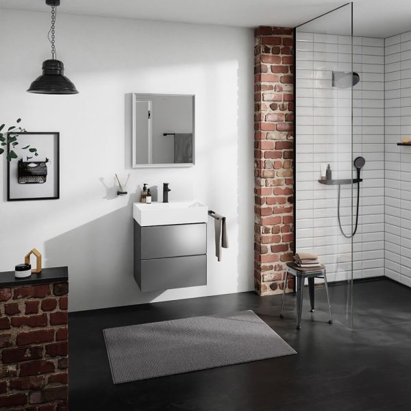 Hansgrohe Xevolos E Waschtischunterschrank 58x47,5cm für Waschtisch, 2 Schubkästen