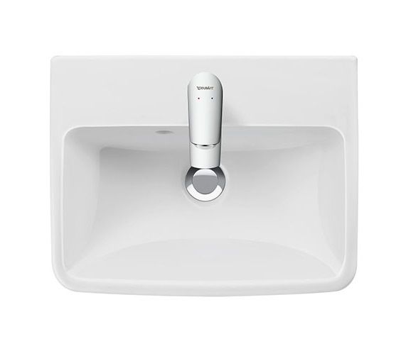 Duravit No.1 Handwaschbecken rechteckig 50x40cm, mit Hahnloch, mit Überlauf, weiß 0743500000