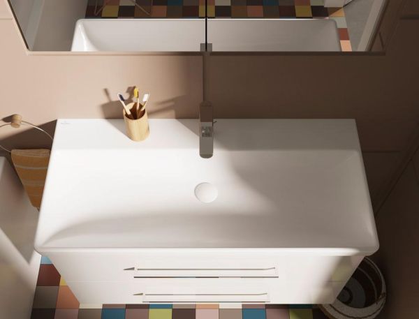 Villeroy&Boch verschließbares Ventil mit Ventilabdeckung aus Keramik