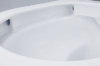 Vorschau: Duravit White Tulip Wand-WC 54x37cm, rund, HygieneGlaze, rimless, Durafix, weiß